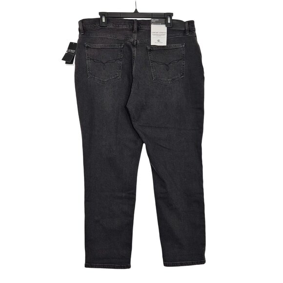 Lauren Ralph Lauren Jeans Womens Size 14 Black High Rise Skinny Ankle Stretch 32 - Picture 2 of 11